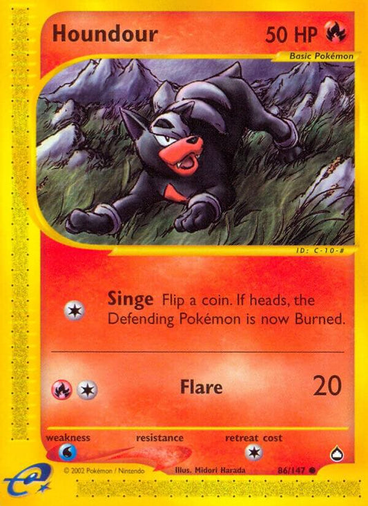 Houndour (86) [Aquapolis] 086/147
