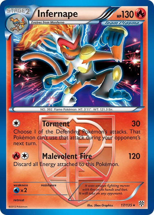 Infernape (Team Plasma) [Plasma Storm] 17/135
