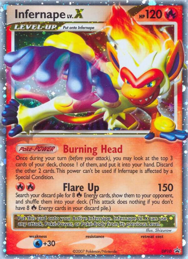 Infernape LV.X - DP10 [Diamond and Pearl Promos] DP10