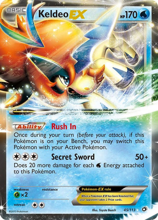 Keldeo EX [Legendary Treasures] 45/113