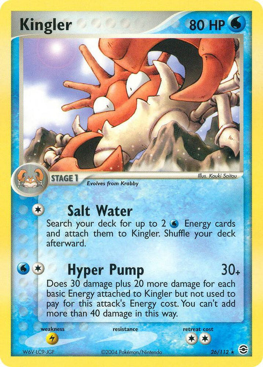 Kingler [EX FireRed & LeafGreen] 26/112