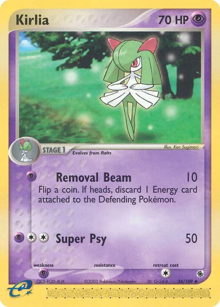 Kirlia - 34/109 [Ruby and Sapphire] 34/109