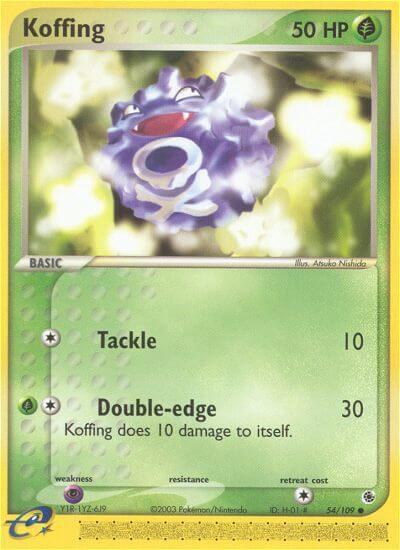 Koffing [EX Ruby and Sapphire] 54/109
