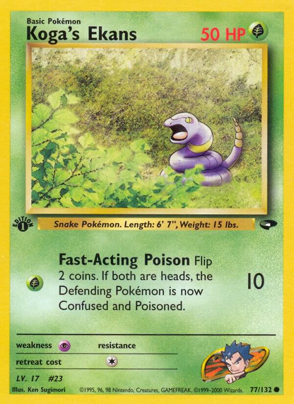 Koga's Ekans [Gym Challenge] 077/132
