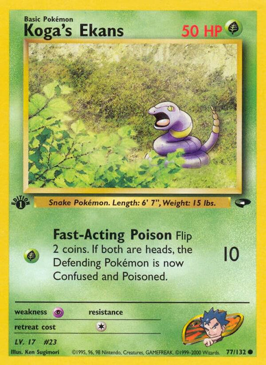 Koga's Ekans [Gym Challenge] 077/132