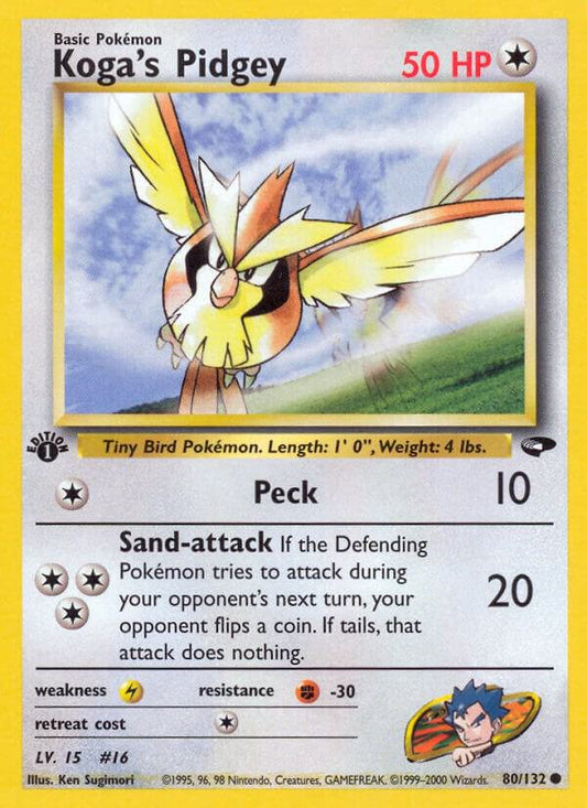 Koga's Pidgey (80) [Gym Challenge] 080/132