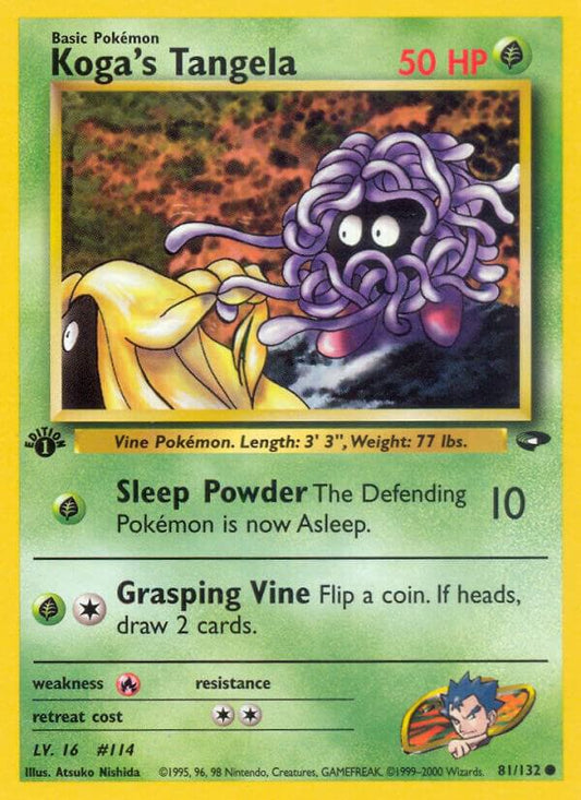 Koga's Tangela [Gym Challenge] 081/132