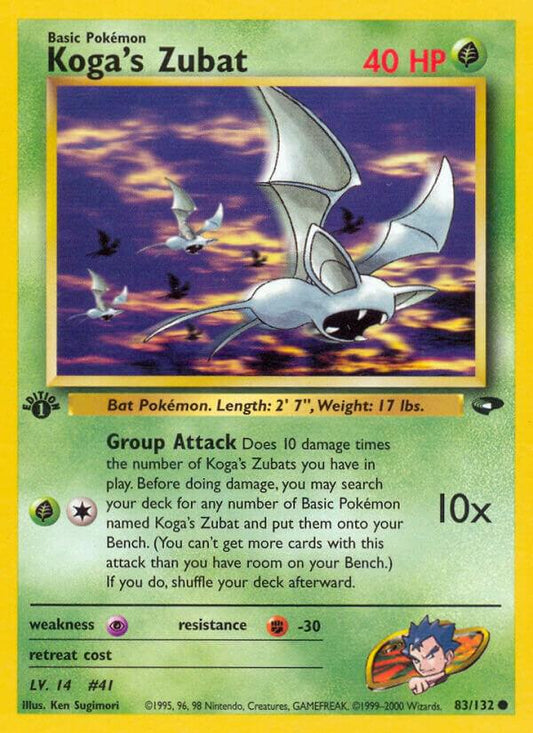 Koga's Zubat [Gym Challenge] 083/132