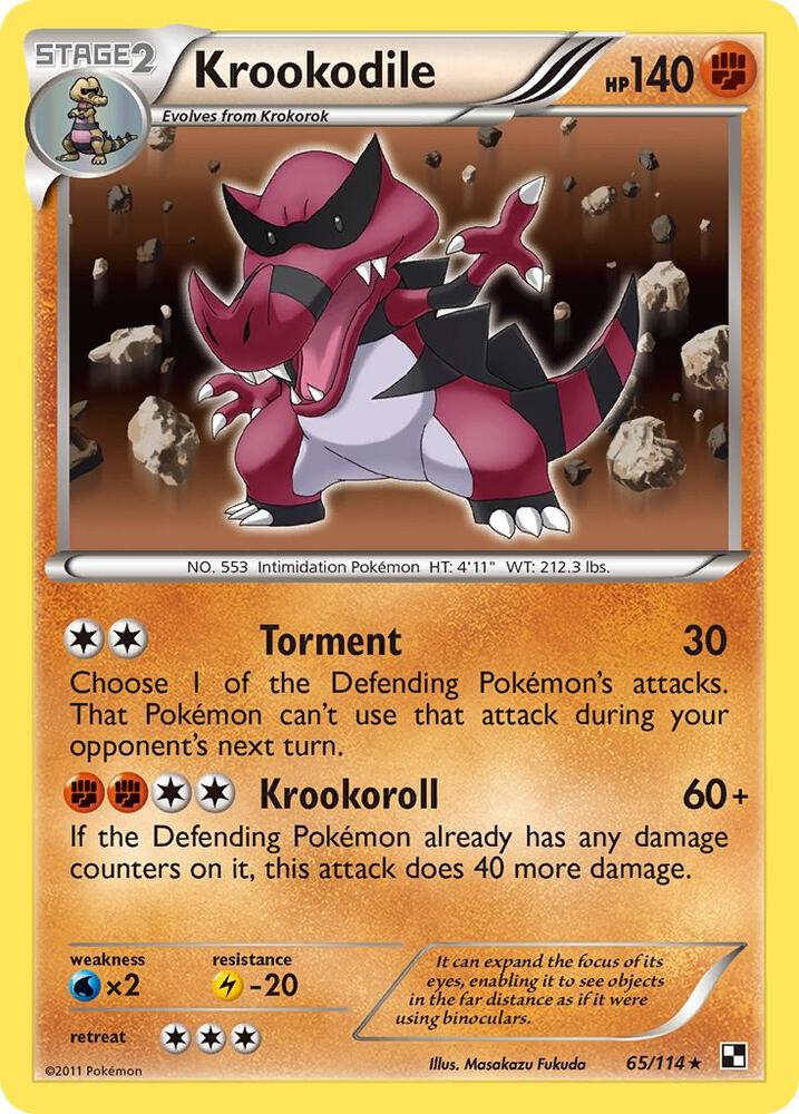 Krookodile [Black and White] 65/114