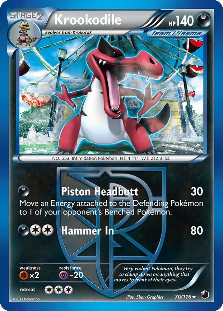 Krookodile (Team Plasma) [Plasma Freeze] 70/116