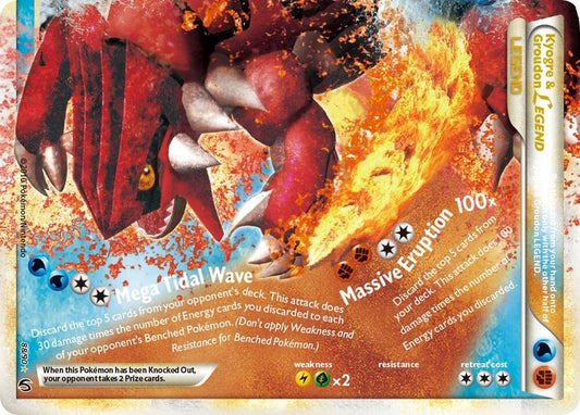 Kyogre & Groudon Legend (Bottom) [Undaunted] 88/90