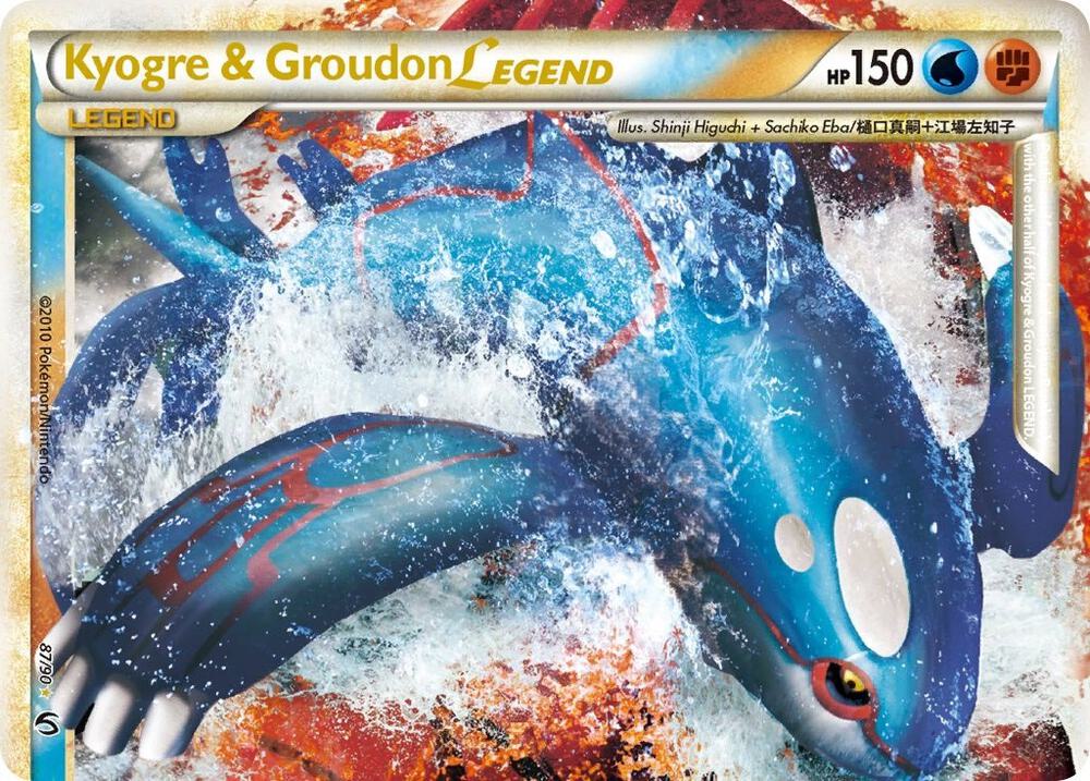 Kyogre & Groudon Legend (Top) [Undaunted] 87/90