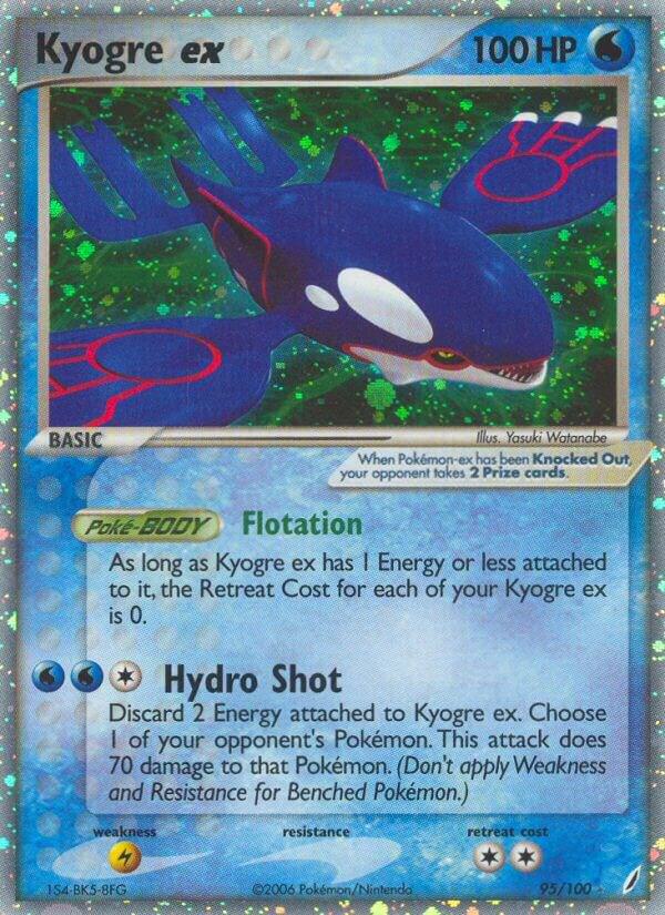 Kyogre ex [Crystal Guardians] 95/100