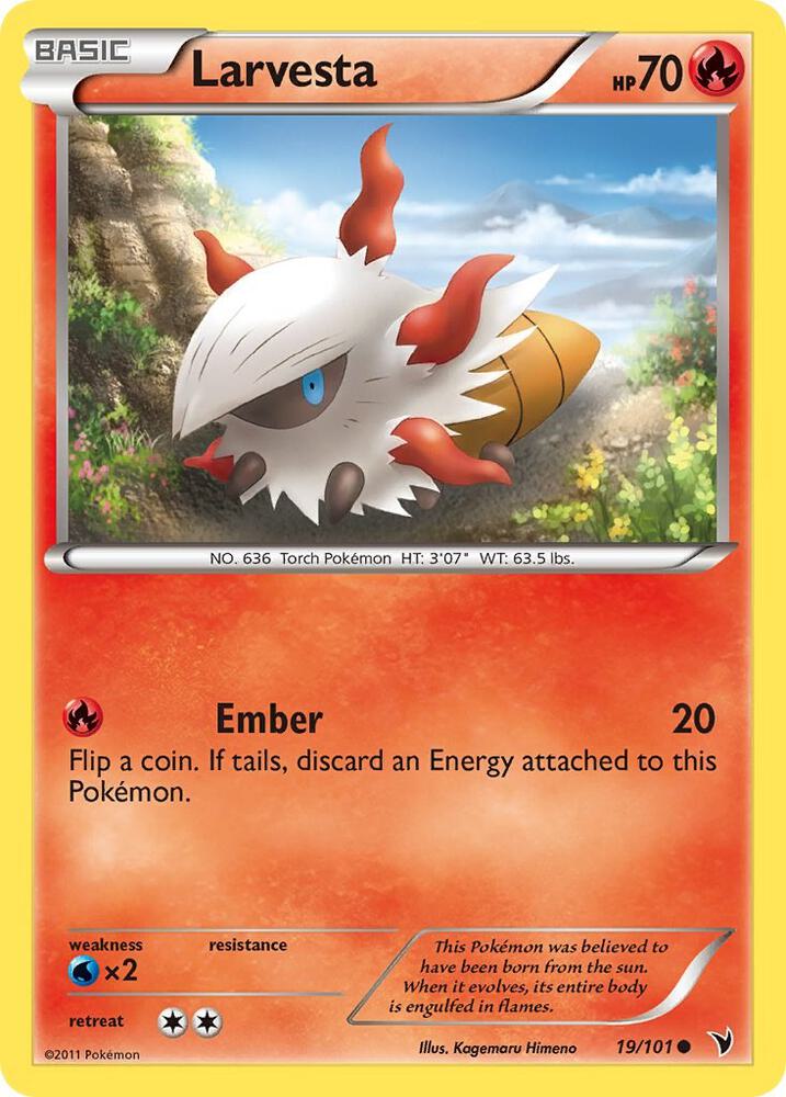 Larvesta (19) [Noble Victories] 19/101