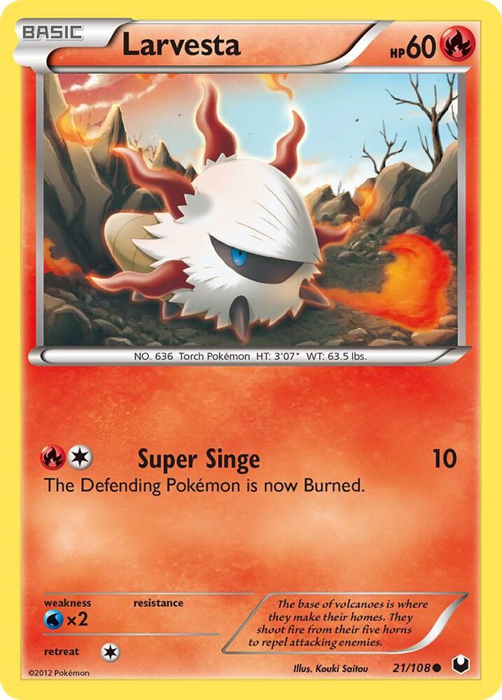 Larvesta (21) [Dark Explorers] 21/108