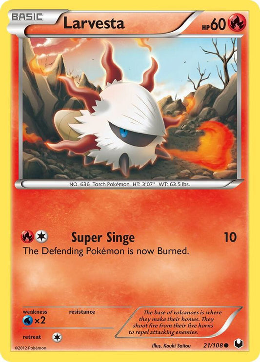 Larvesta (21) [Dark Explorers] 21/108