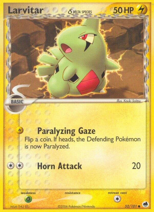 Larvitar (Delta Species) [Dragon Frontiers] 52/101