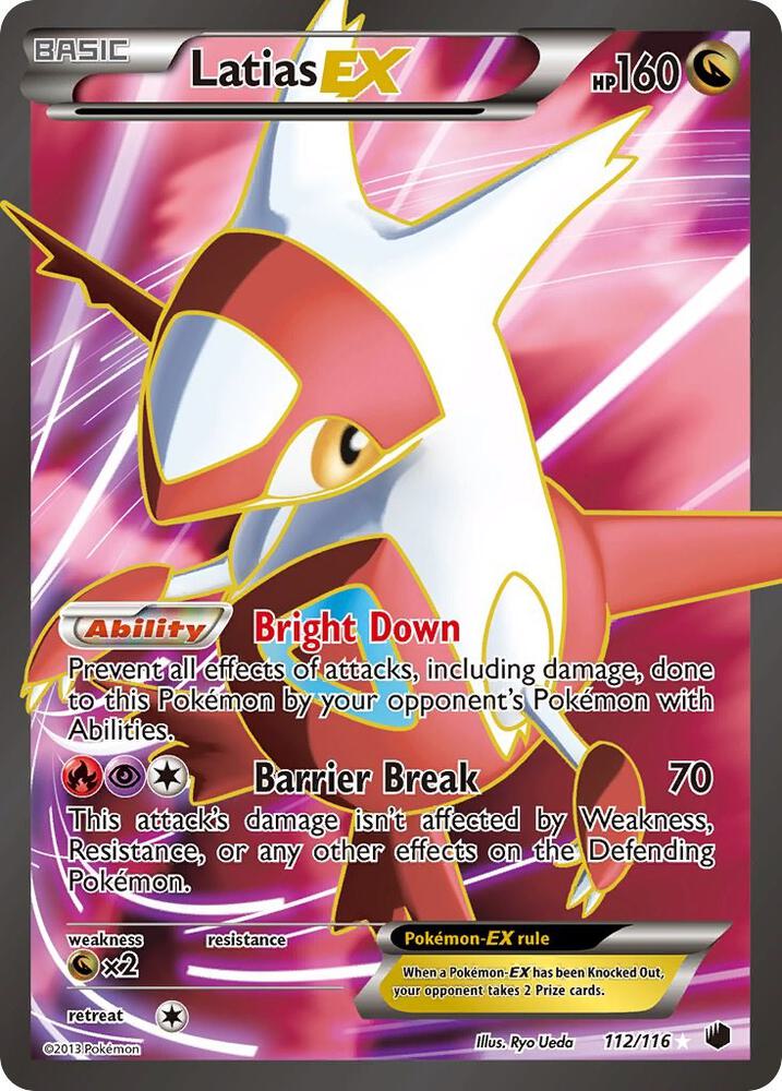 Latias EX (112 Full Art) [Plasma Freeze] 112/116