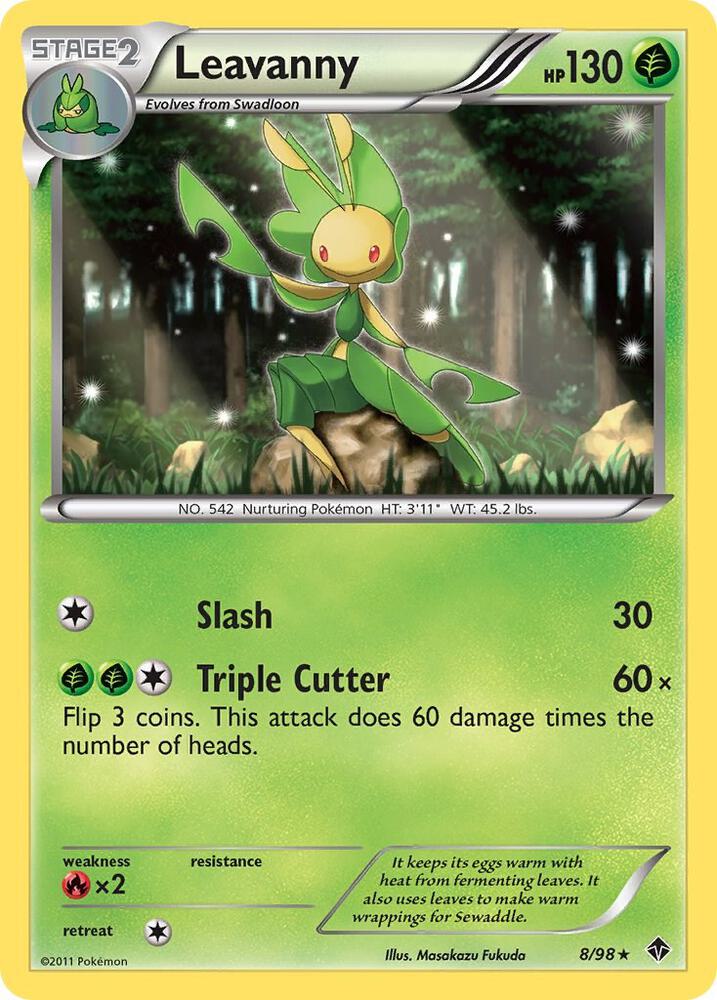 Leavanny (8) [Emerging Powers] 8/98