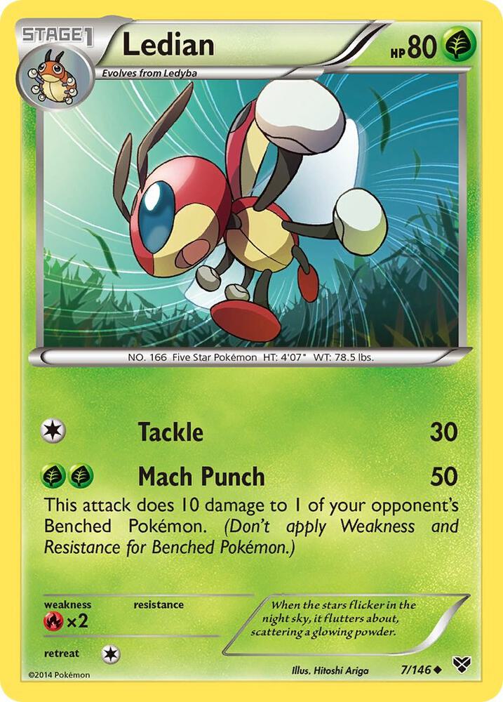 Ledian [XY Base Set] 7/146