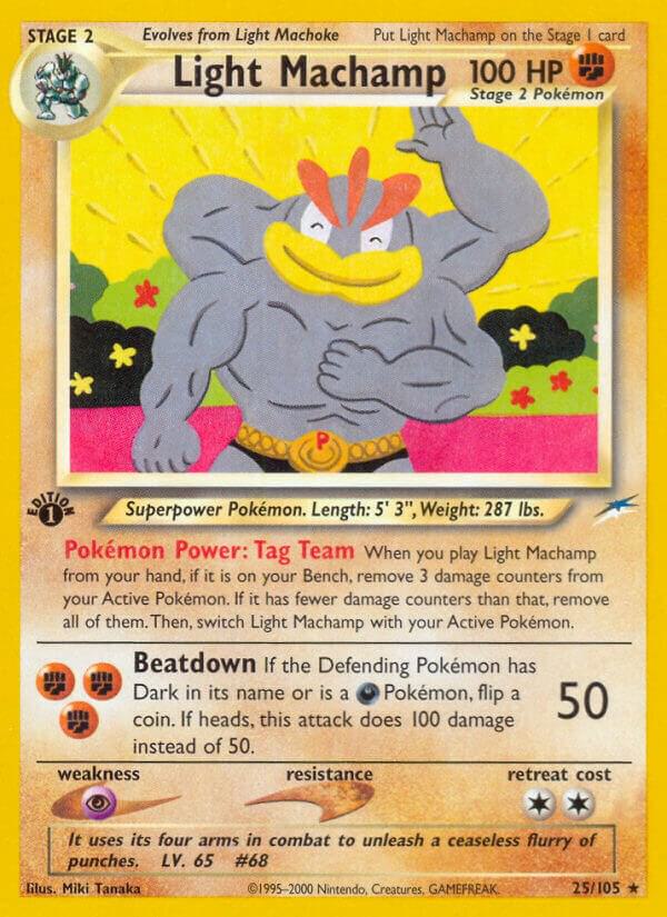 Light Machamp [Neo Destiny] 025/105