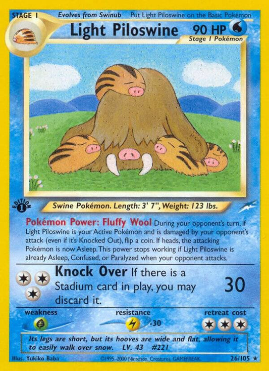Light Piloswine [Neo Destiny] 026/105