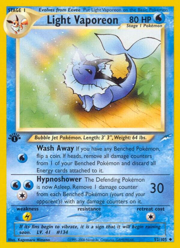 Light Vaporeon [Neo Destiny] 052/105