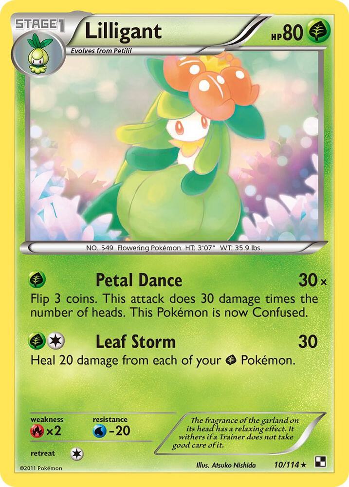Lilligant [Black and White] 10/114