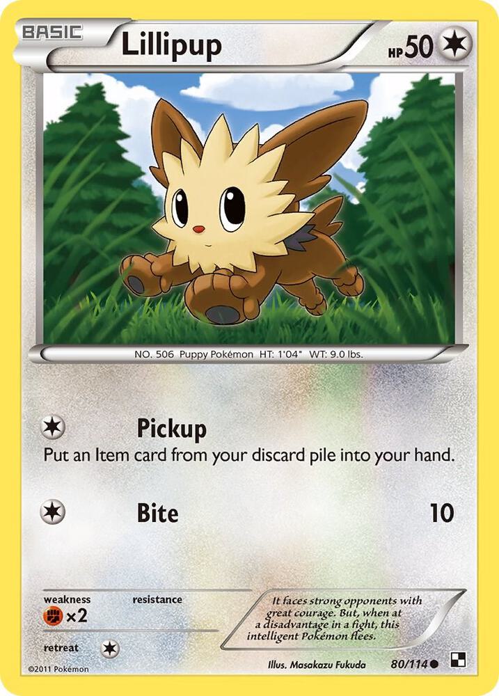 Lillipup (80) [Black and White] 80/114
