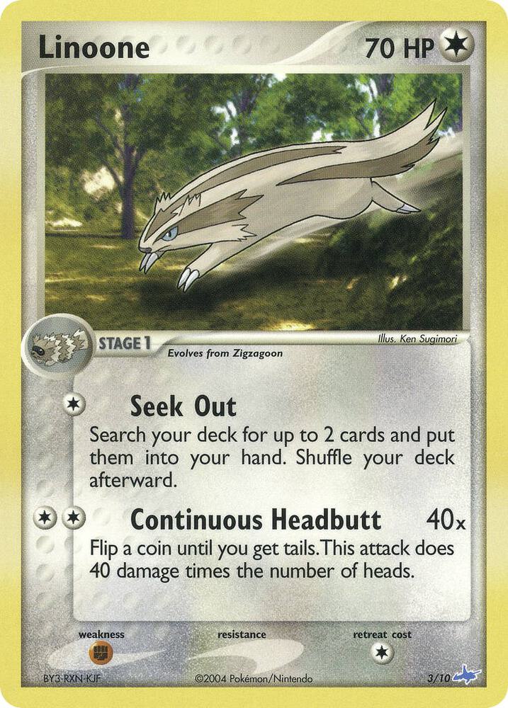 Linoone [EX Trainer Kit 1: Latias & Latios] 3/10