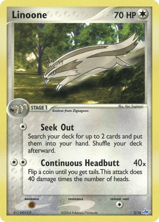 Linoone [EX Trainer Kit 1: Latias & Latios] 3/10