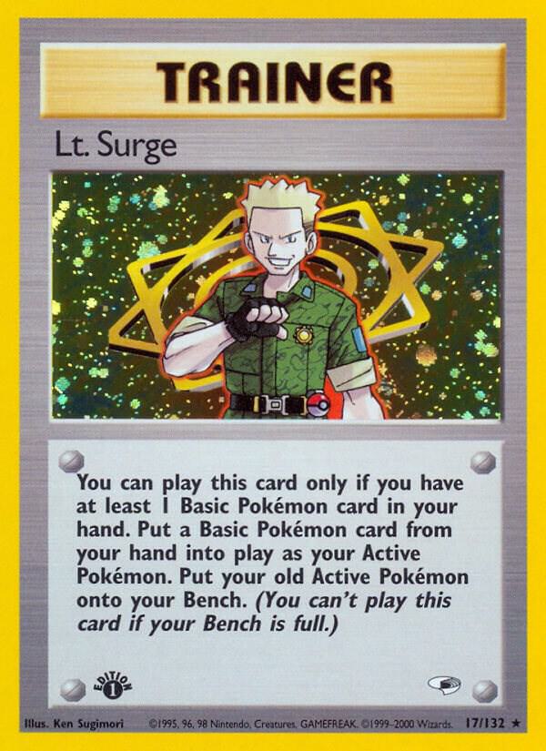 Lt. Surge (17) [Gym Heroes] 017/132