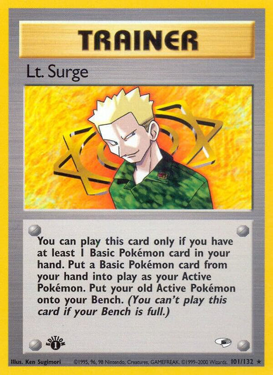 Lt. Surge (101) [Gym Heroes] 101/132