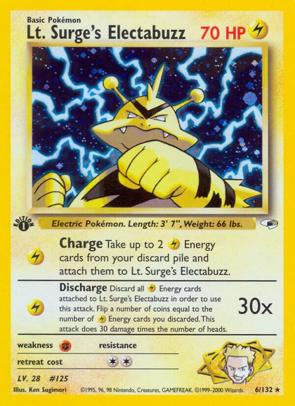 Lt. Surge's Electabuzz (6) [Gym Heroes] 006/132