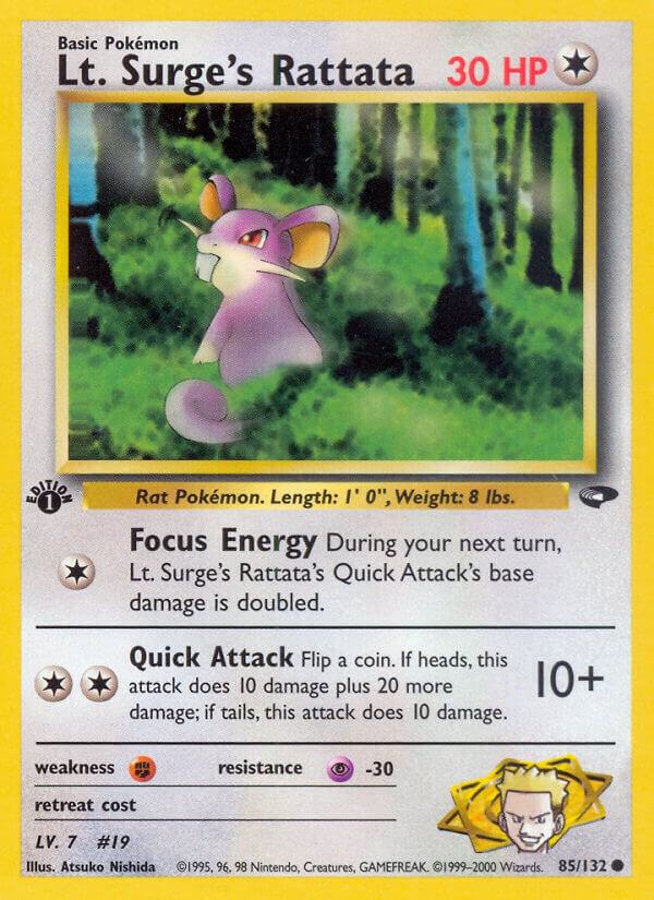 Lt. Surge's Rattata [Gym Challenge] 085/132
