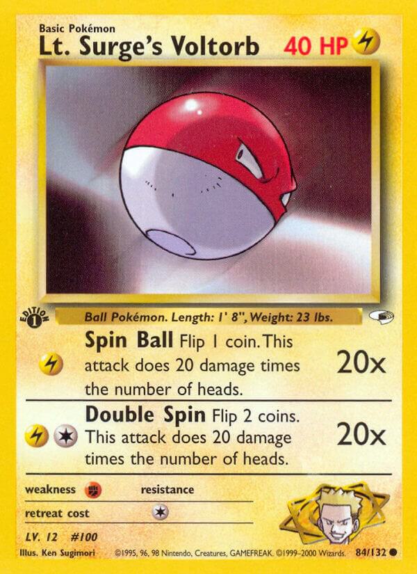 Lt. Surge's Voltorb [Gym Heroes] 084/132