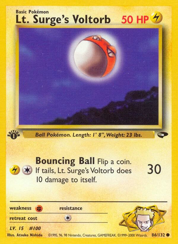Lt. Surge's Voltorb [Gym Challenge] 086/132