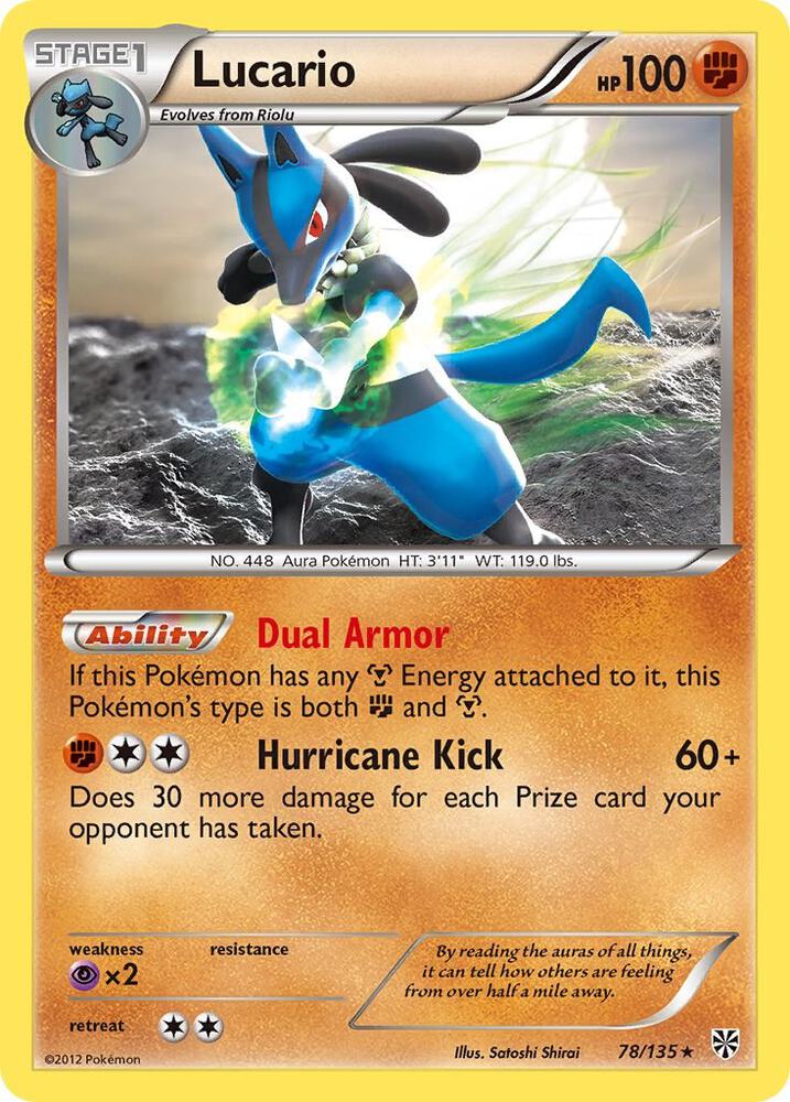 Lucario (78) [Plasma Storm] 78/135