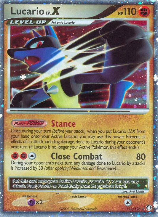 Lucario LV.X [Mysterious Treasures] 122/123