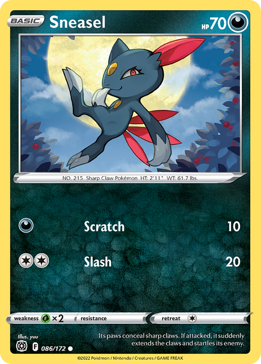 Sneasel - 86/172 Brilliant Stars