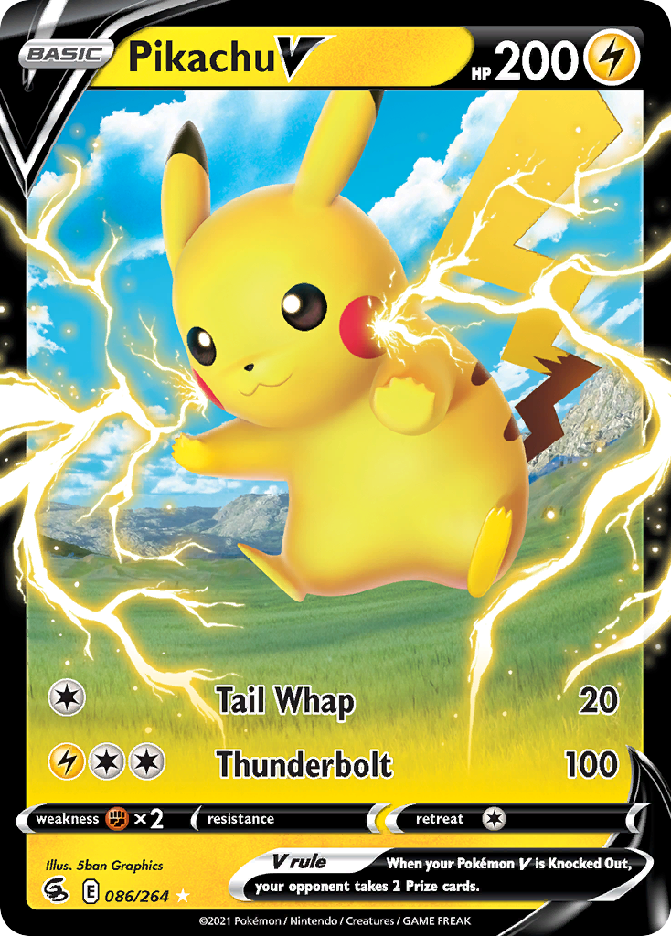 Pikachu V - 86/264 Fusion Strike