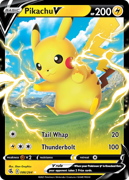 Pikachu V - 86/264 Fusion Strike