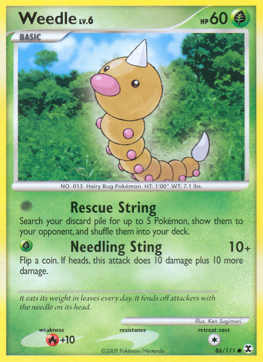 Weedle - 86/111 Rising Rivals