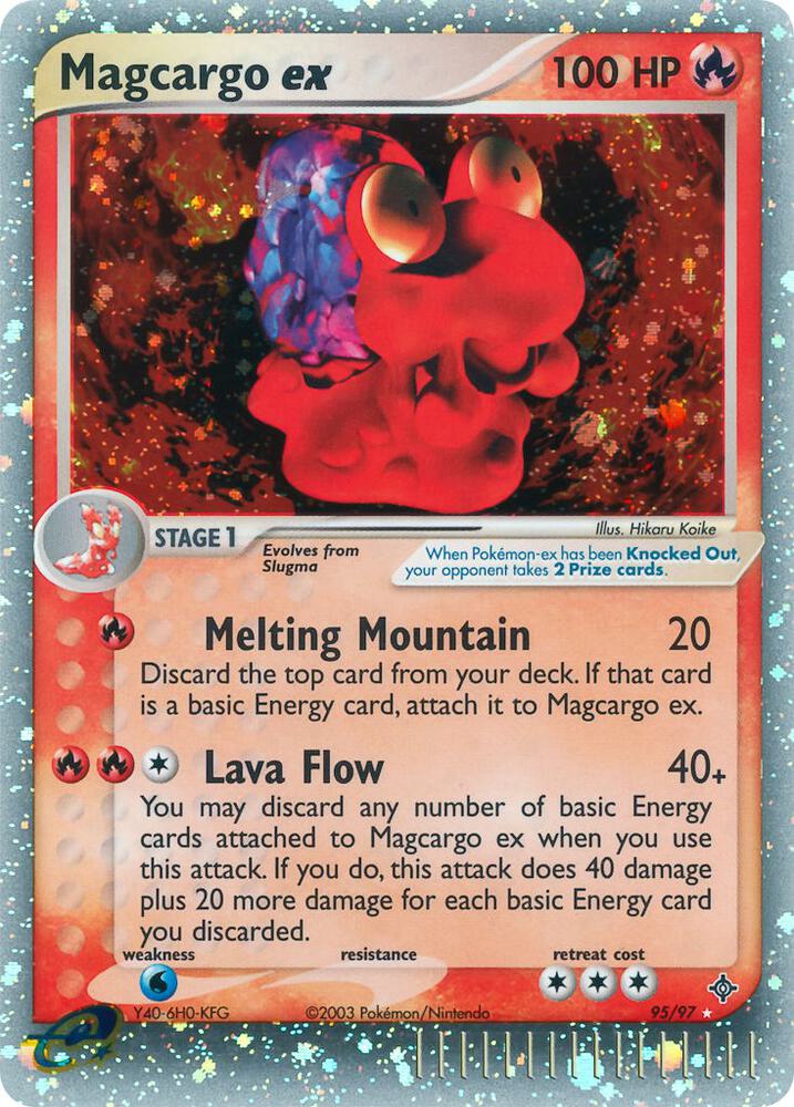 Magcargo ex [Dragon] 95/97