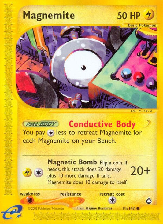 Magnemite (91) [Aquapolis] 091/147