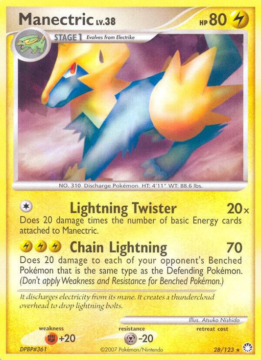 Manectric [Mysterious Treasures] 28/123