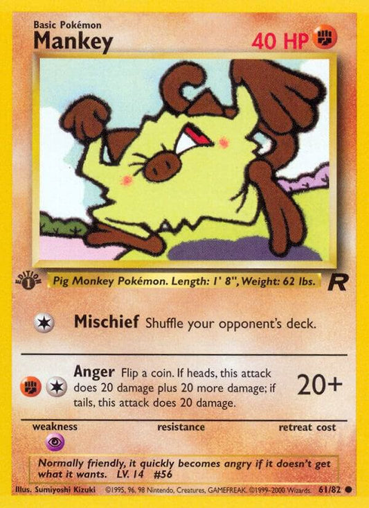 Mankey [Team Rocket] 61/82
