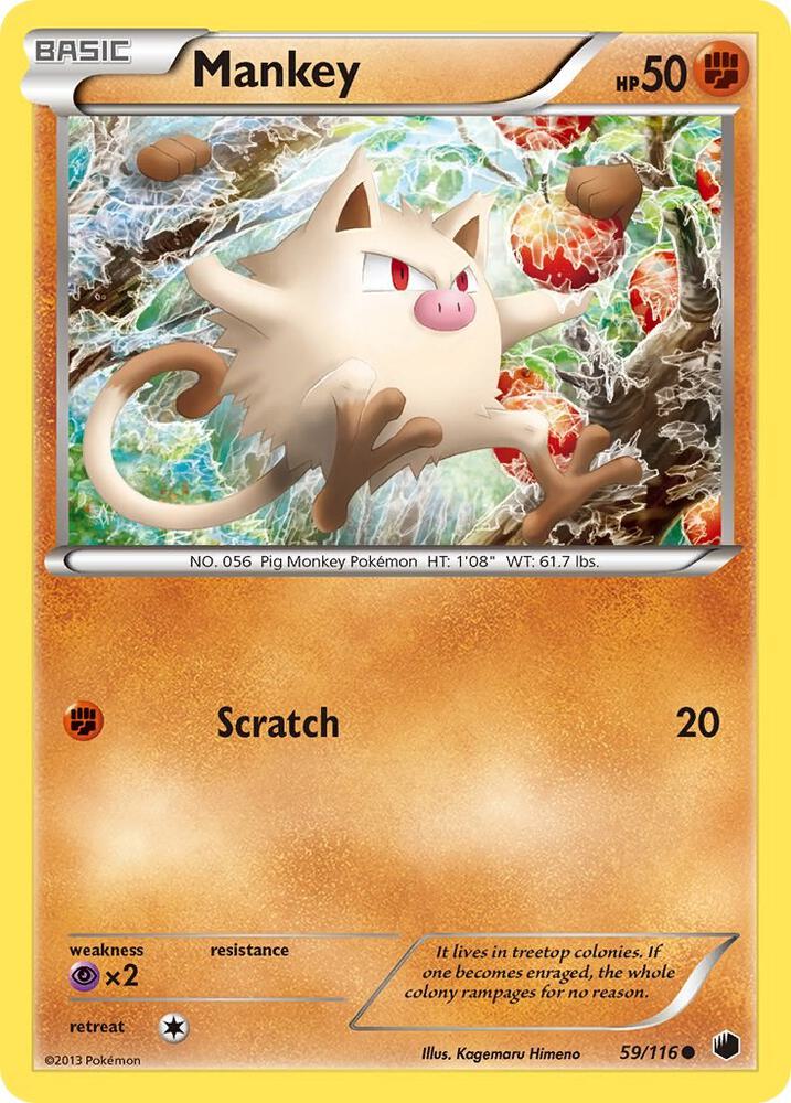Mankey [Plasma Freeze] 59/116