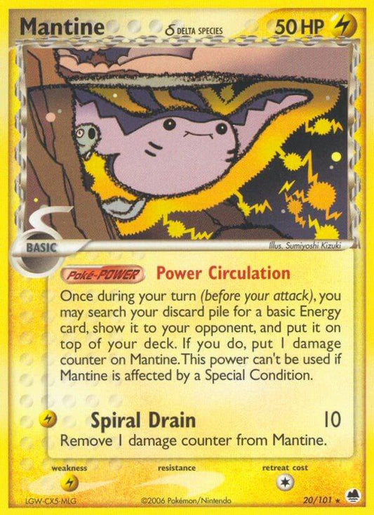 Mantine (Delta Species) [Dragon Frontiers] 20/101