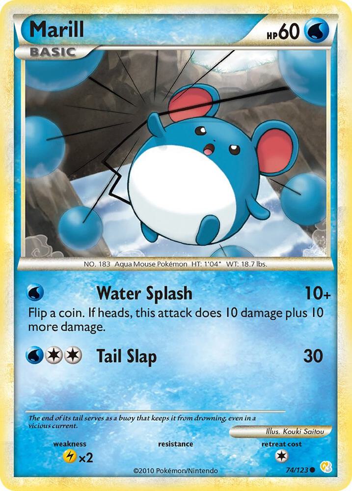 Marill [HeartGold SoulSilver] 74/123